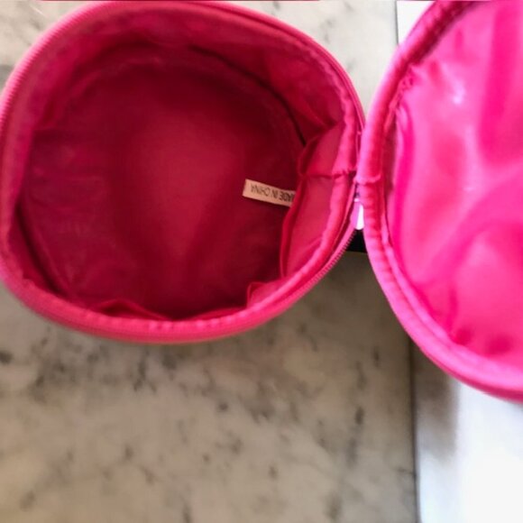 SIMPLY SOUTHERN Jewelry Case Pink Blue Floral Round Zip - Picture 11 of 13